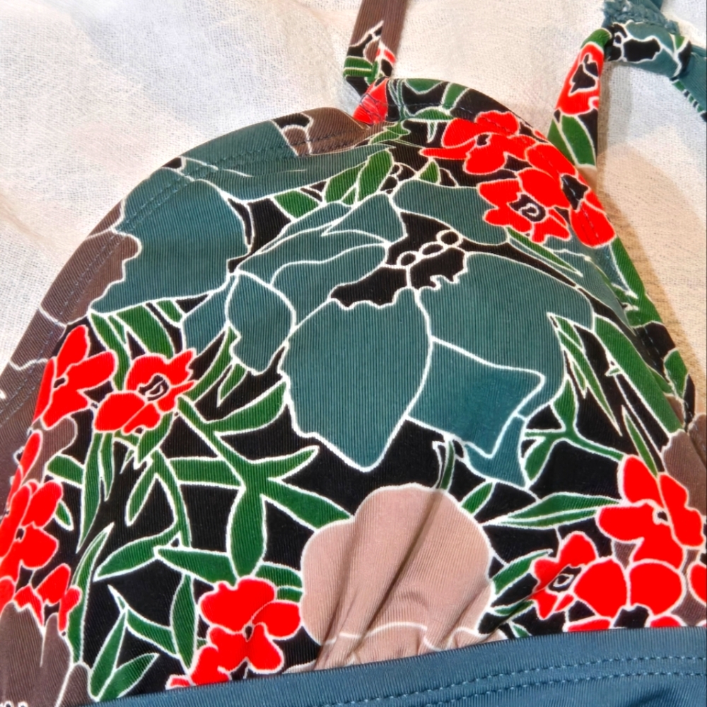 Carve Design "Dahlia": Jardin with Black One-Piece Swimsuit NWOT - Picture 10 of 11
